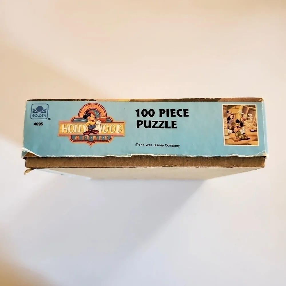 Golden Hollywood Mickey Vintage 100 Piece Puzzle #4095